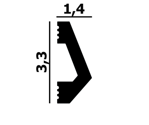 Молдинг P137