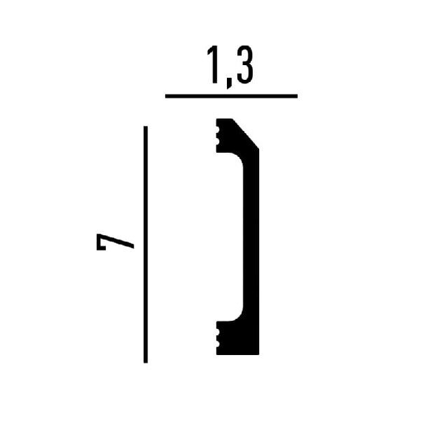 Плинтус напольный P141