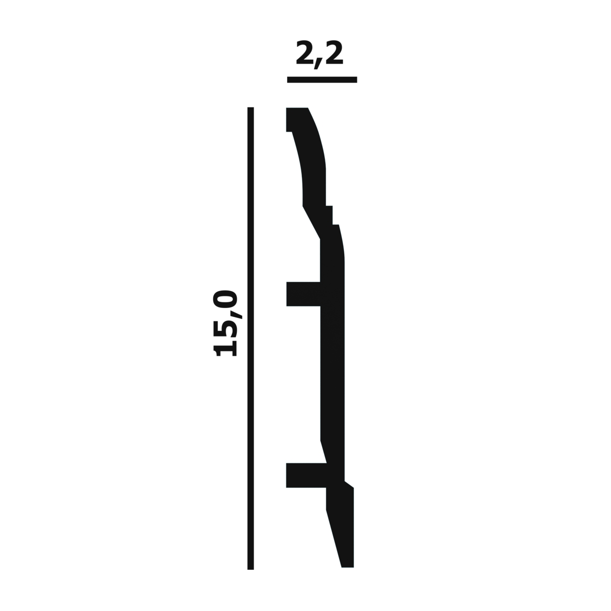 Плинтус P63