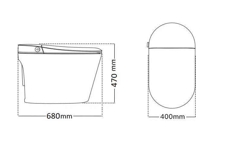 Унитаз ESTER Smart напольный CT10617