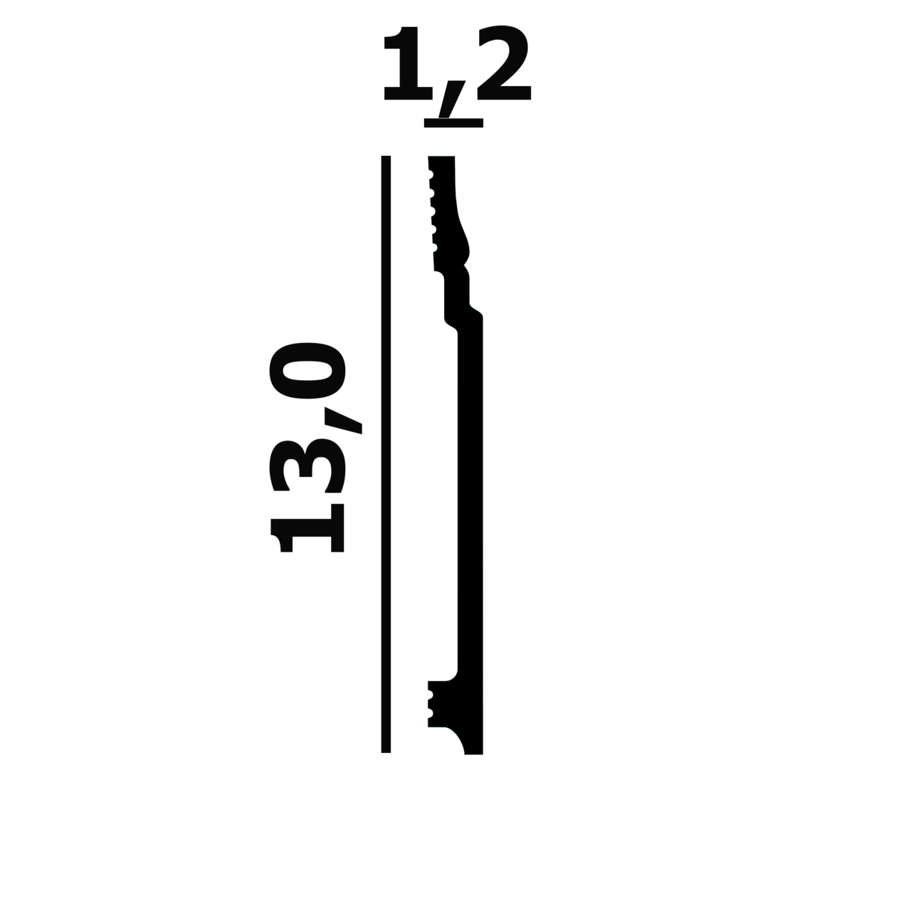 Плинтус P117